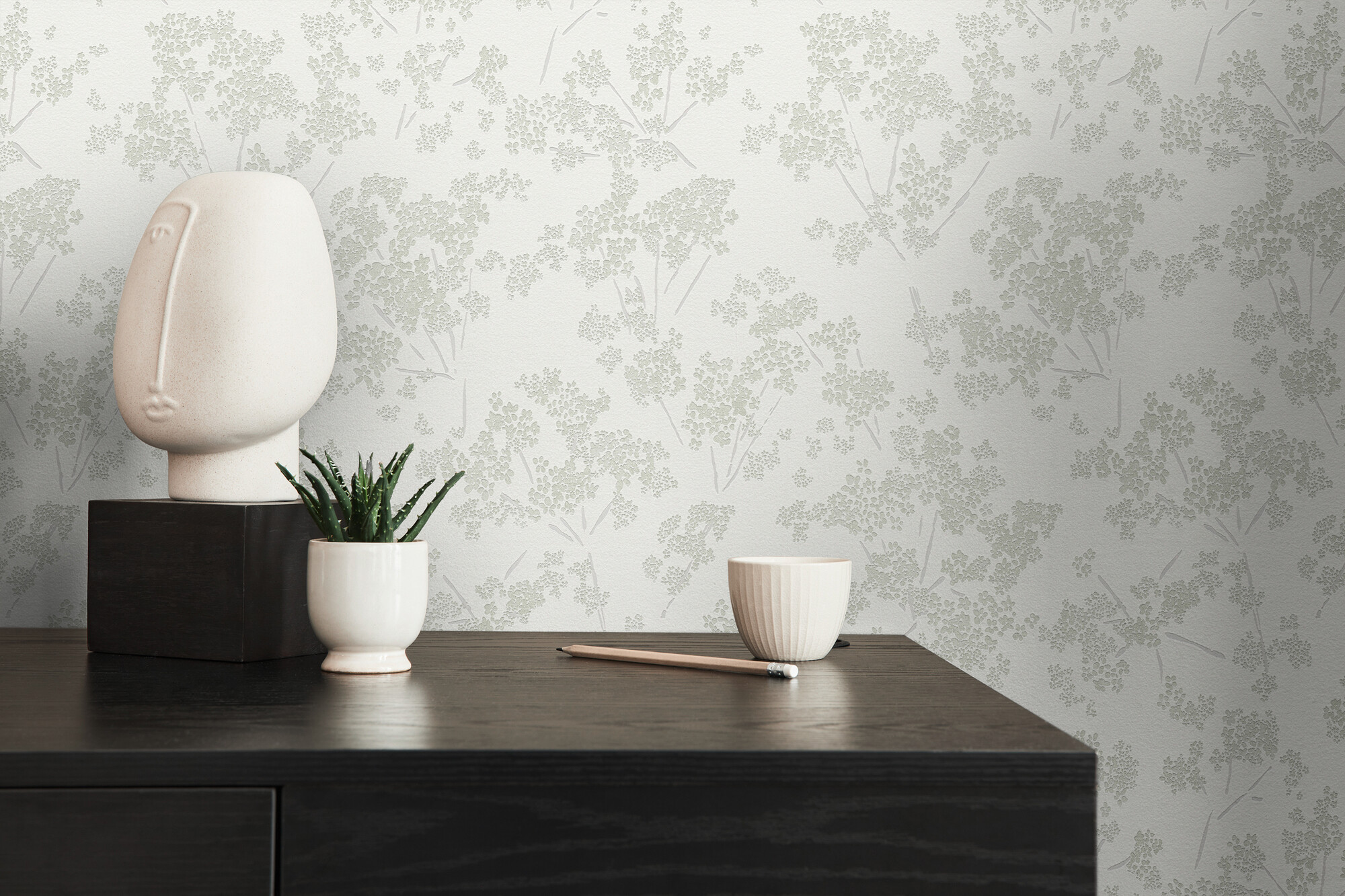 A.S.Creation Vliestapete grau grün B/H/D: ca. 53x1005x8,6 cm