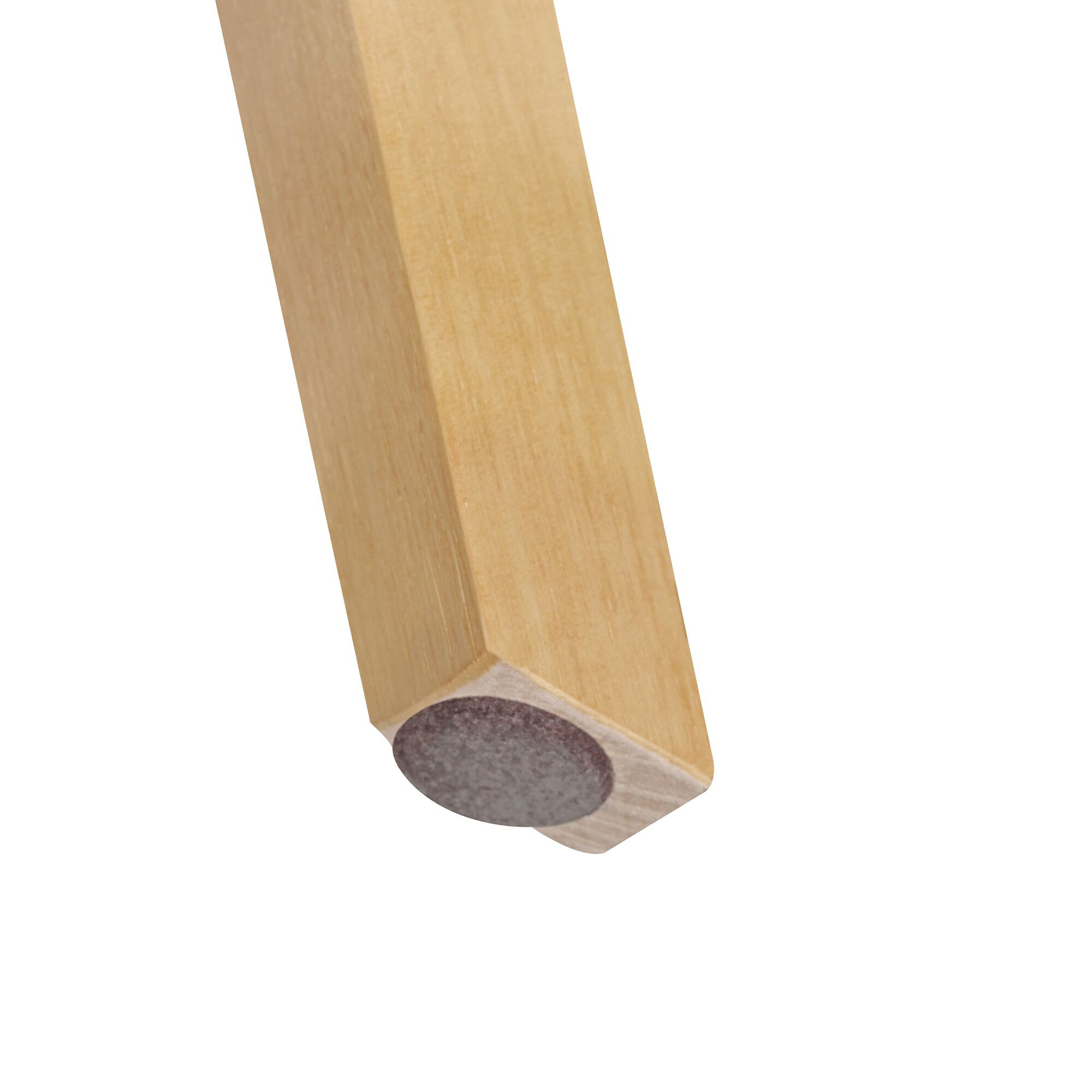 Stuhl 2er-Set hellgrau natur Stoff Echtholz B/H/T: ca. 49x87x52 cm