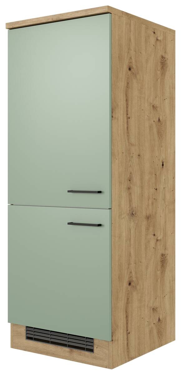 Kühlumbauschrank Cara grün B/H/T: ca. 60x161x60 cm