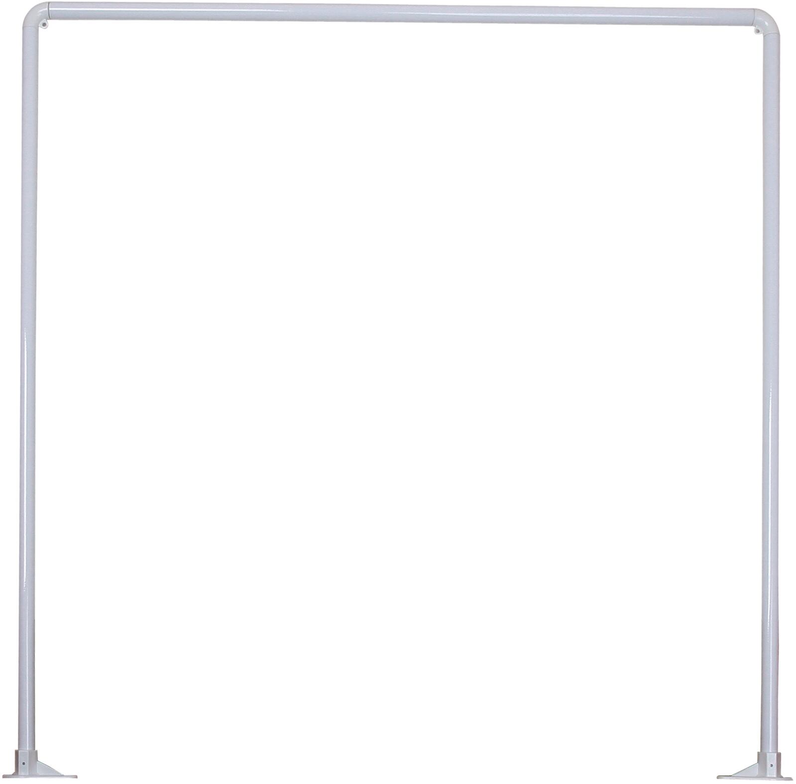 Duschstange weiß Aluminium