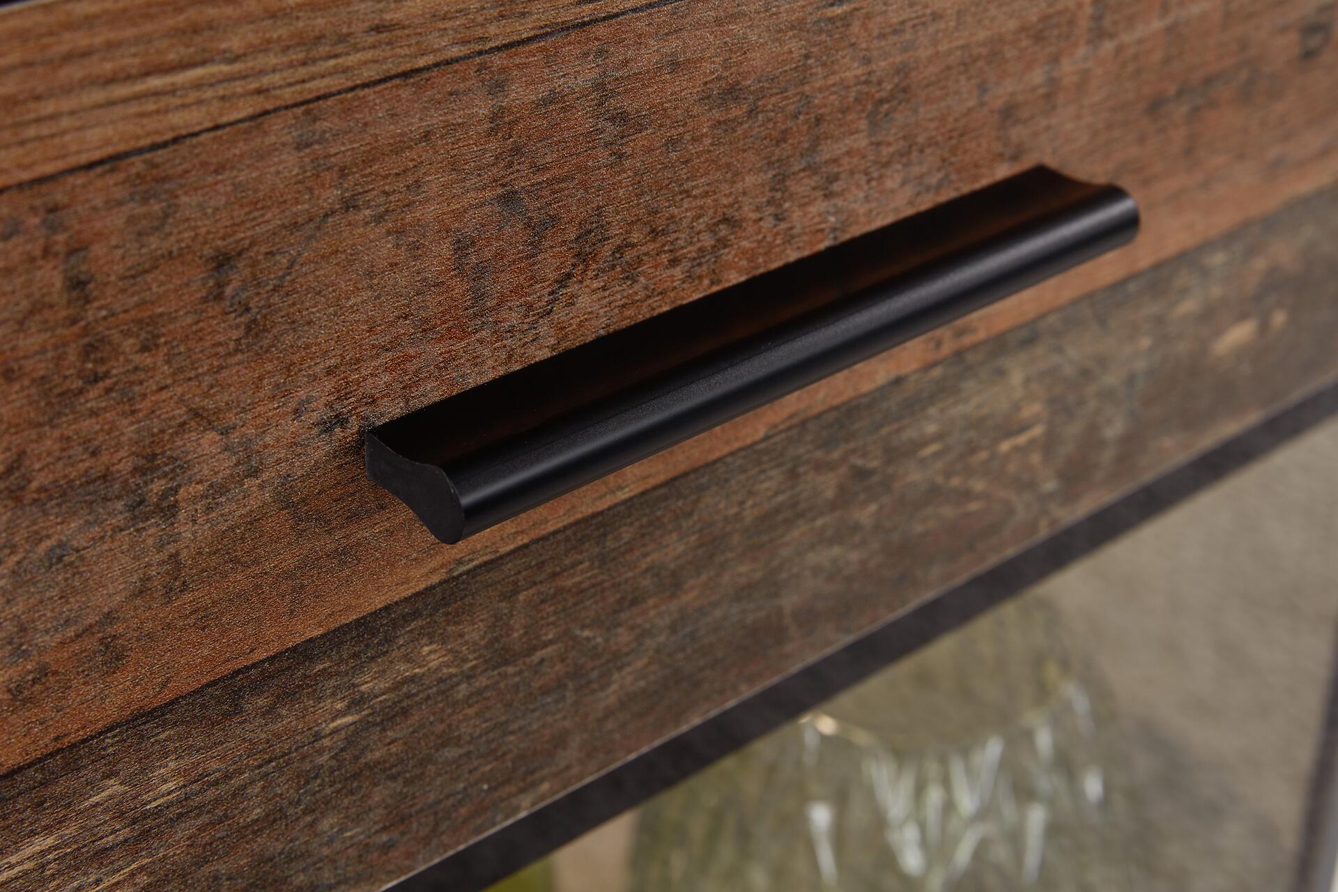 Wohnwand Mango Old Wood Nachbildung Matera Nachbildung B/H/T: ca. 246x182x37 cm