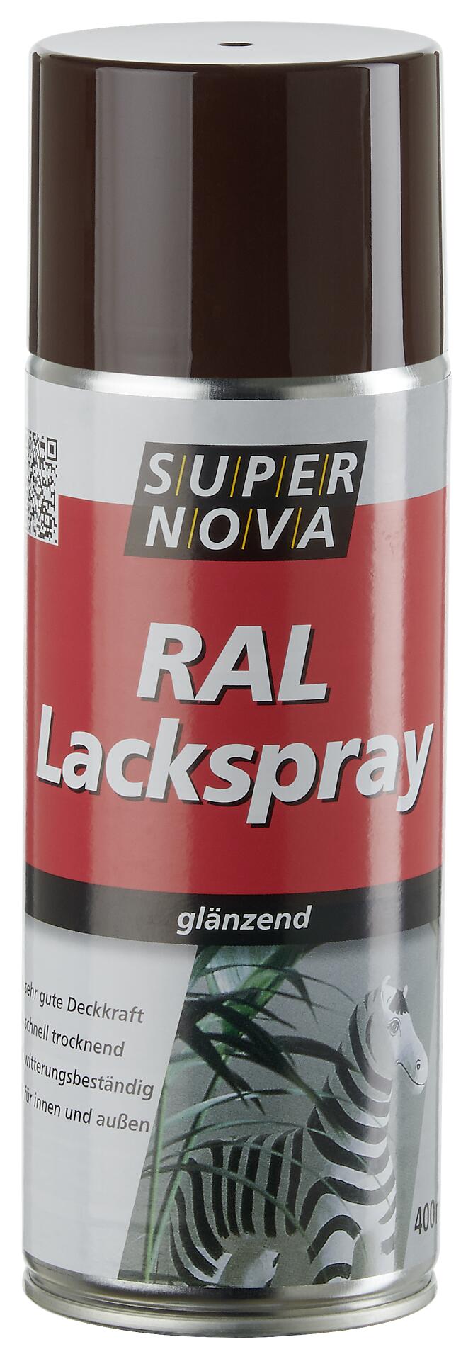 Super-Nova Lackspray schokobraun glänzend ca. 0,4 l