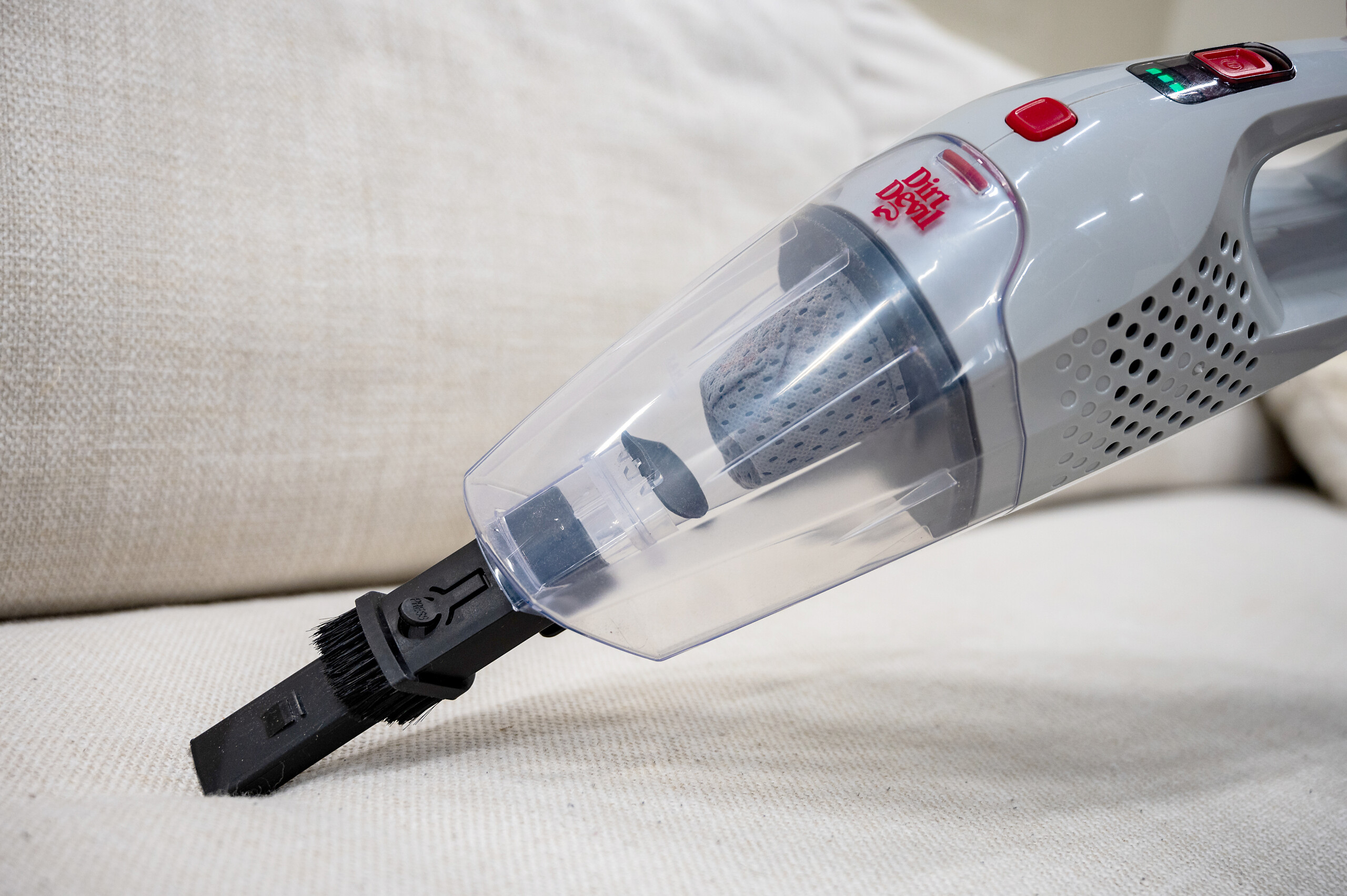 Dirt Devil Handstaubsauger grau Kunststoff B/H/L: ca. 28,5x110x17,8 cm Dirt Devil Handstaubsauger grau Kunststoff B/H/L: ca. 28,5x110x17,8 cm