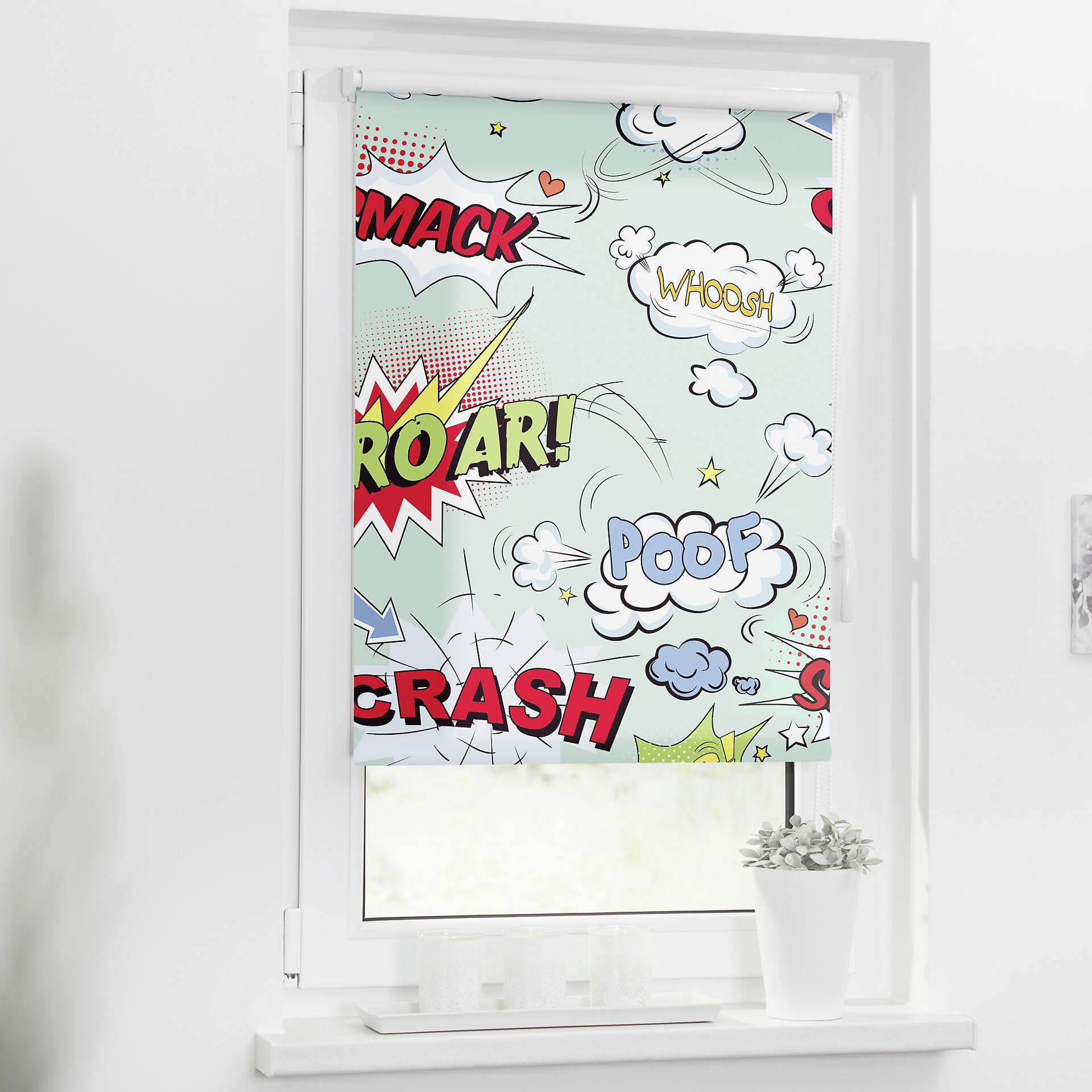 LICHTBLICK Rollo Crash bunt B/L: ca. 120x150 cm