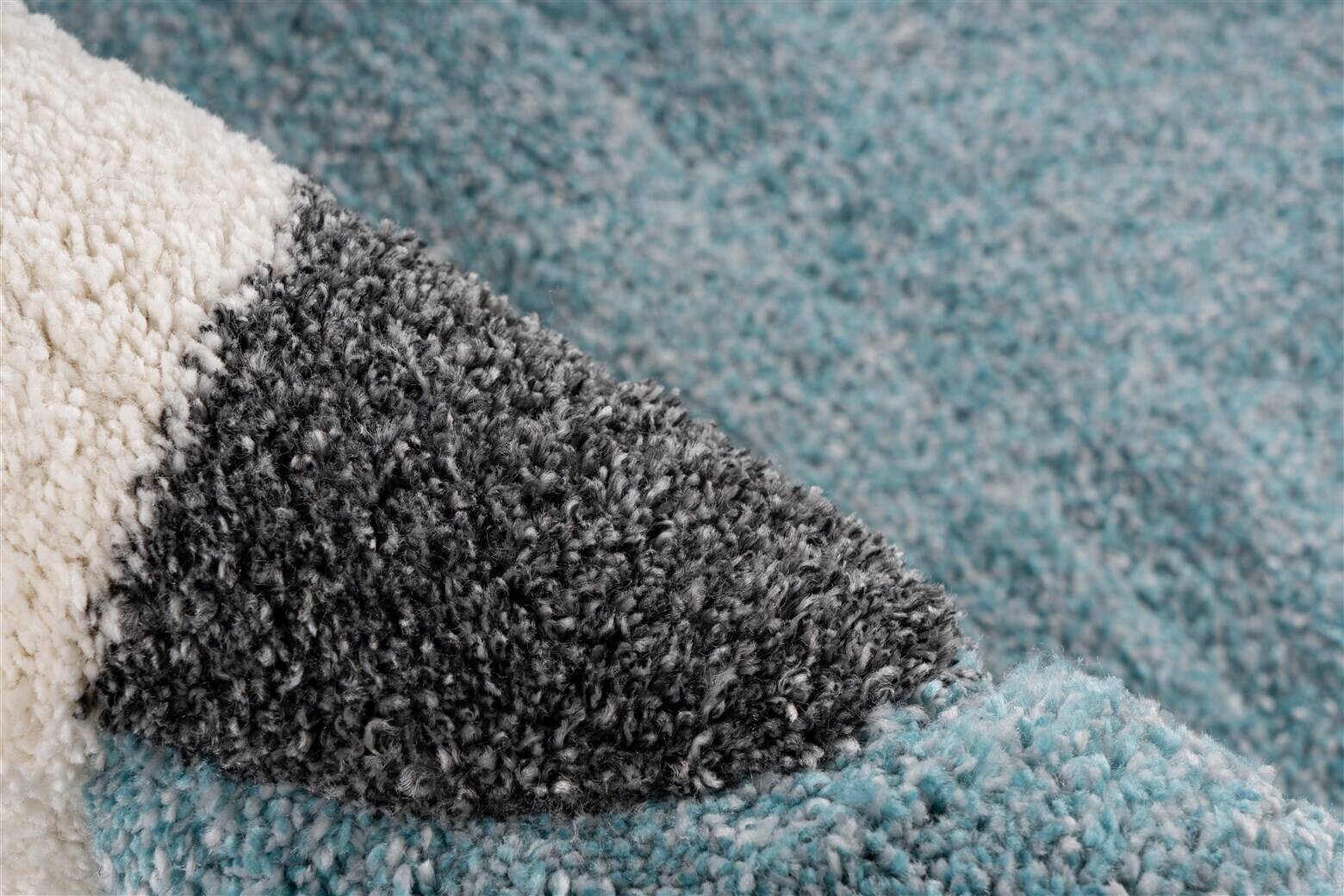 Kayoom Kurzflorteppich Australia - Madura blau B/H/L: ca. 80x1,6x150 cm