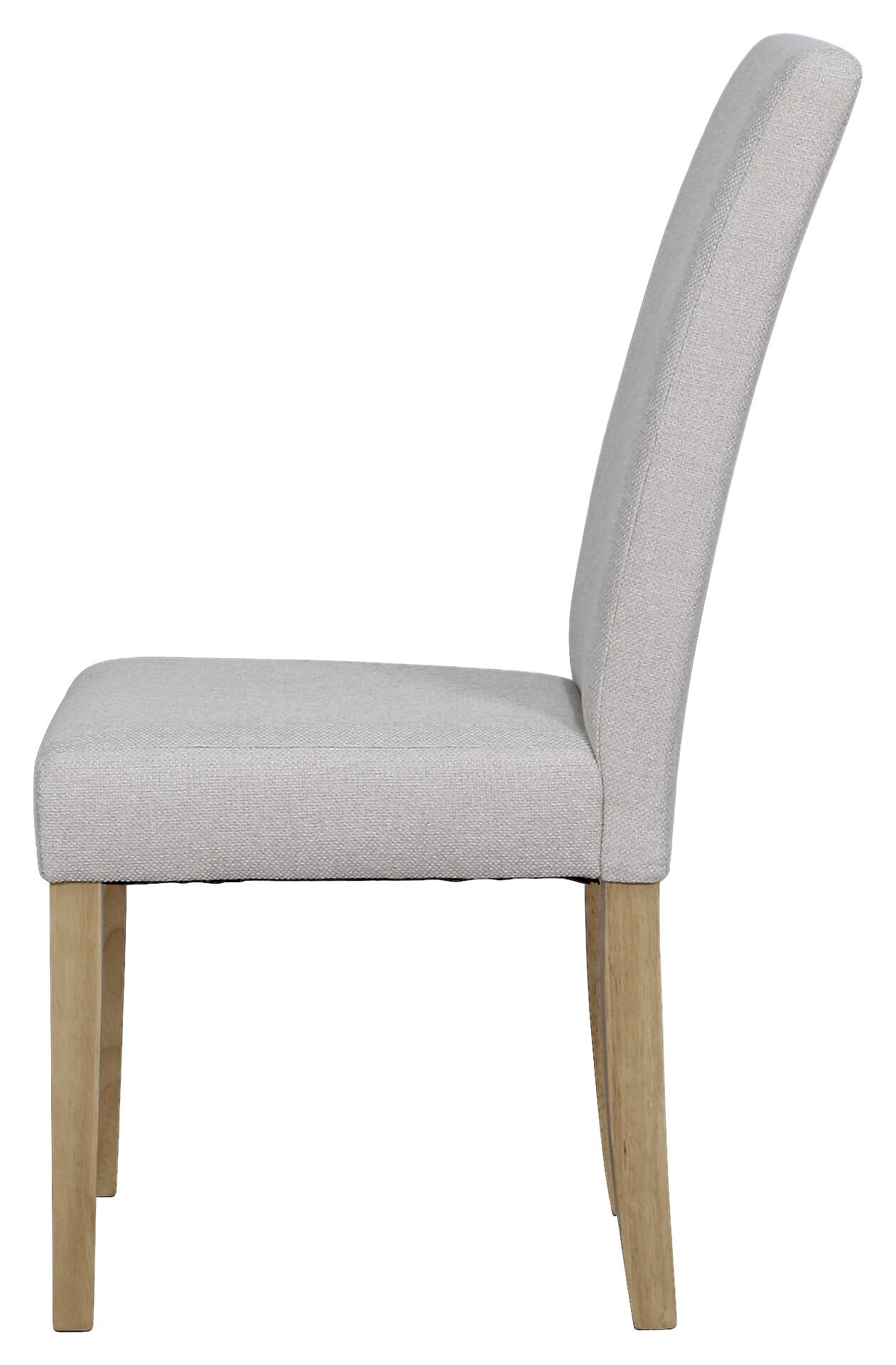 Stuhl ELIAS, 2er-Set taupe Webstoff B/H/T: ca. 47x99,5x60 cm