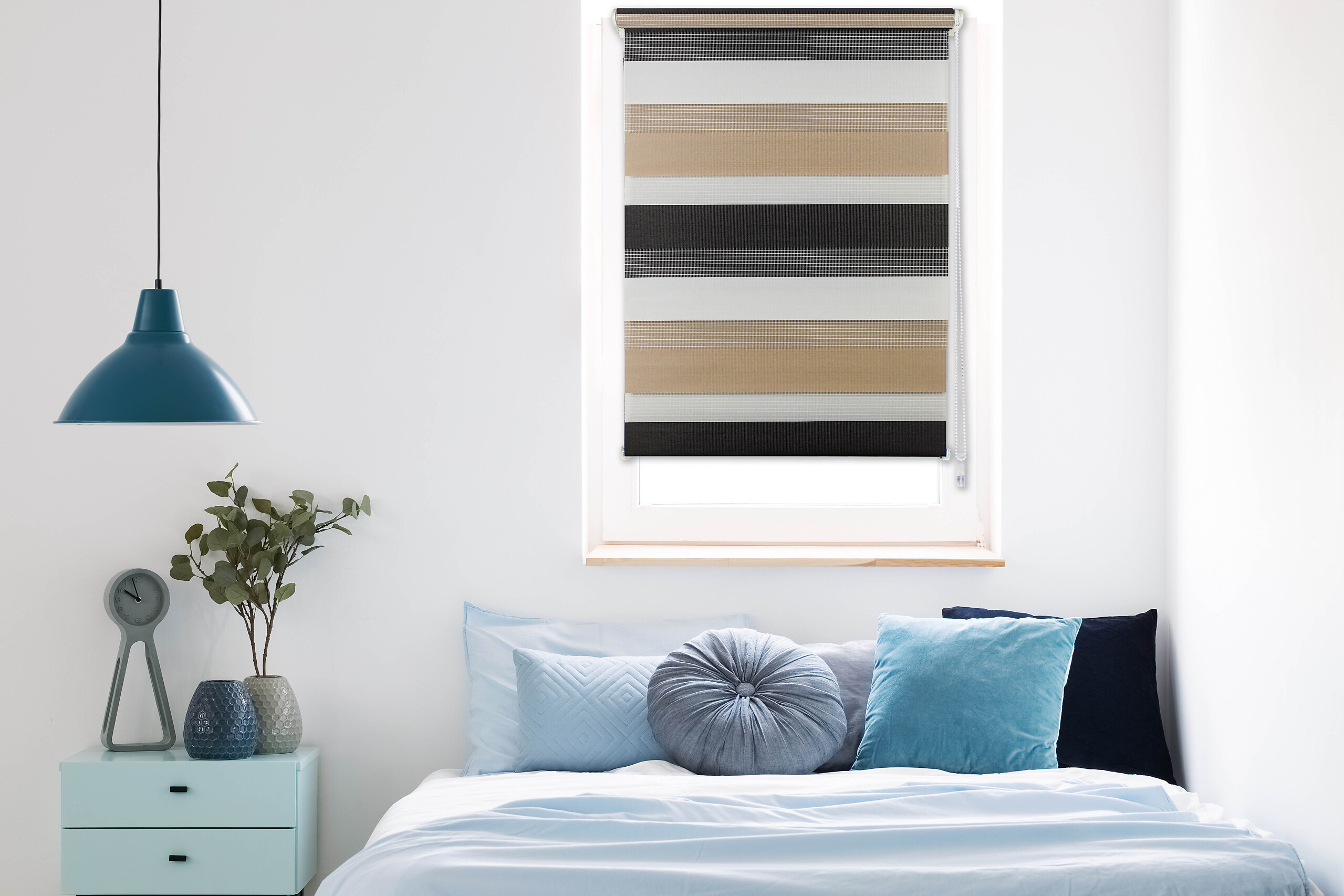 Doppelrollo Just-Triple Cappuccino B/L: ca. 70x160 cm Doppelrollo Just-Triple Cappuccino B/L: ca. 70x160 cm