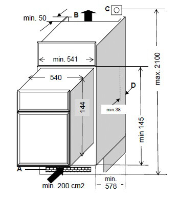 Respekta Küchenblock Premium weiß hochglänzend B/H/T: ca. 345x220,5x172 cm