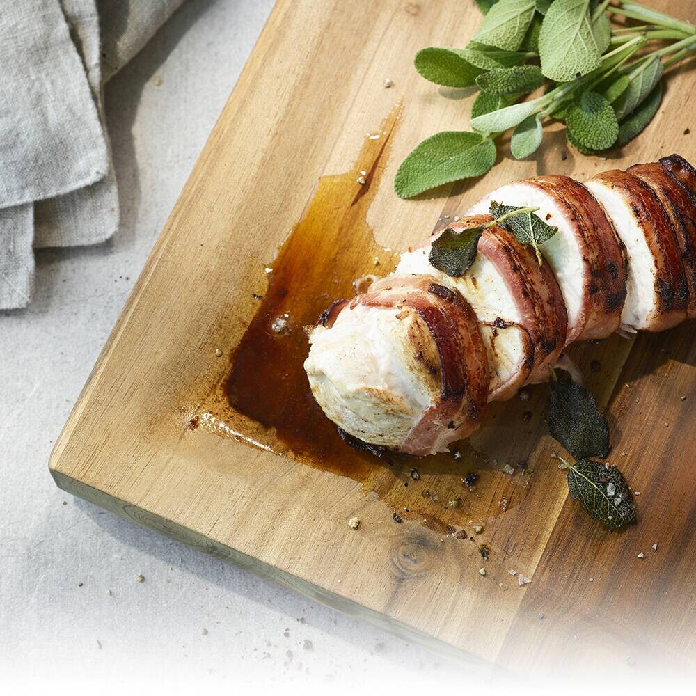 Kesper Tranchierbrett braun Akazie B/H/L: ca. 36,5x3,3x48 cm