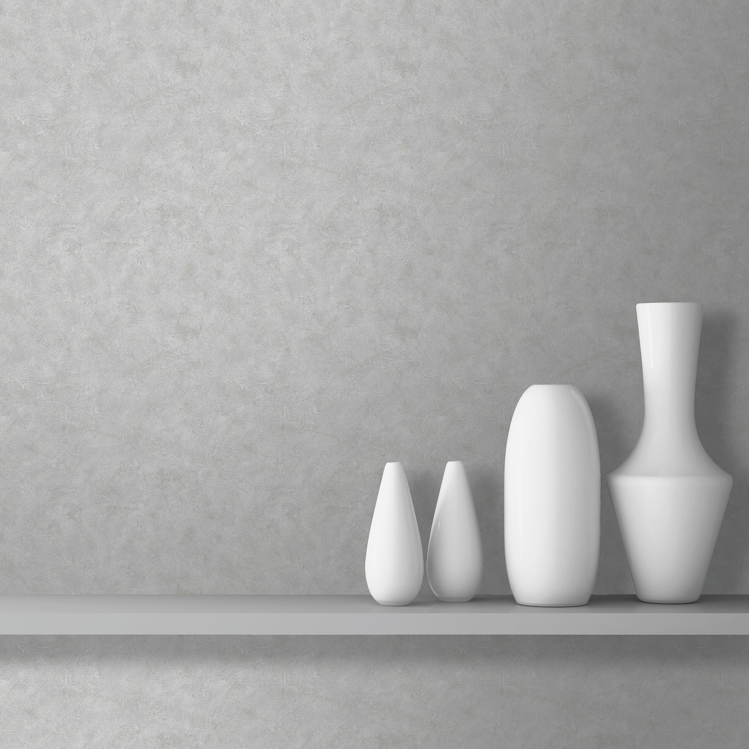 UGEPA Vliestapete Struktur grau B/L: ca. 53x1005 cm