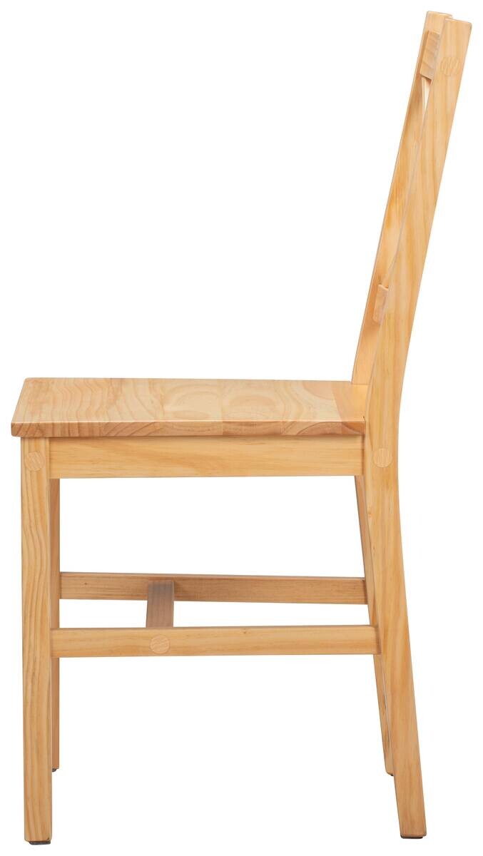 Stuhl Harry natur Holz B/H/T: ca. 47x86x41 cm