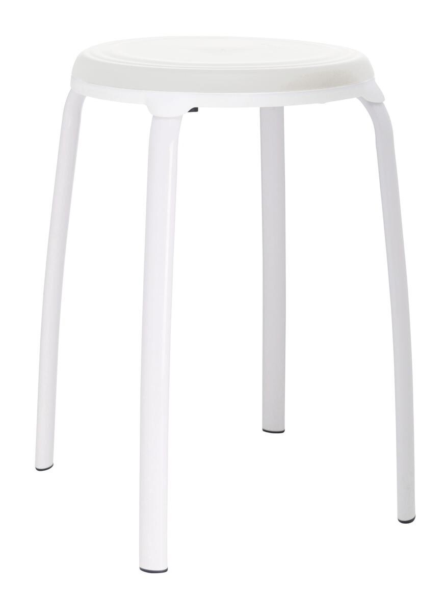 Axentia Badhocker Graz weiß Eisen