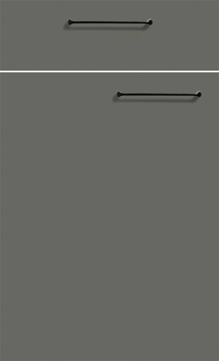 Express Küchenblock Clean schwarz Lacklaminat supermatt B/H/T: ca. 310x225x60 cm