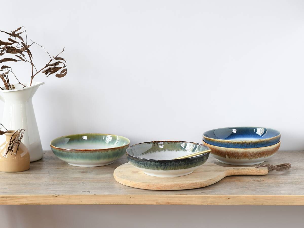 CreaTable Müslischalenset Cascade Bowls Mix Poke bunt Steinzeug