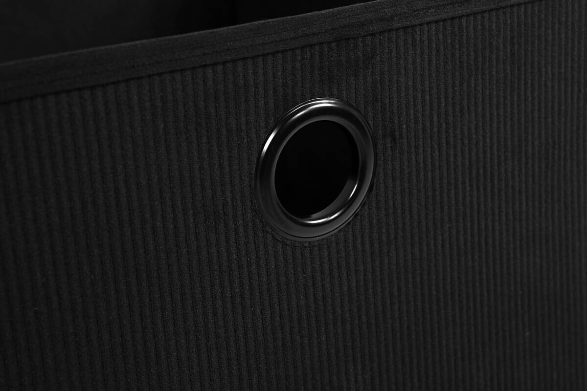 Stoffbox schwarz B/H/T: ca. 32x32x32 cm