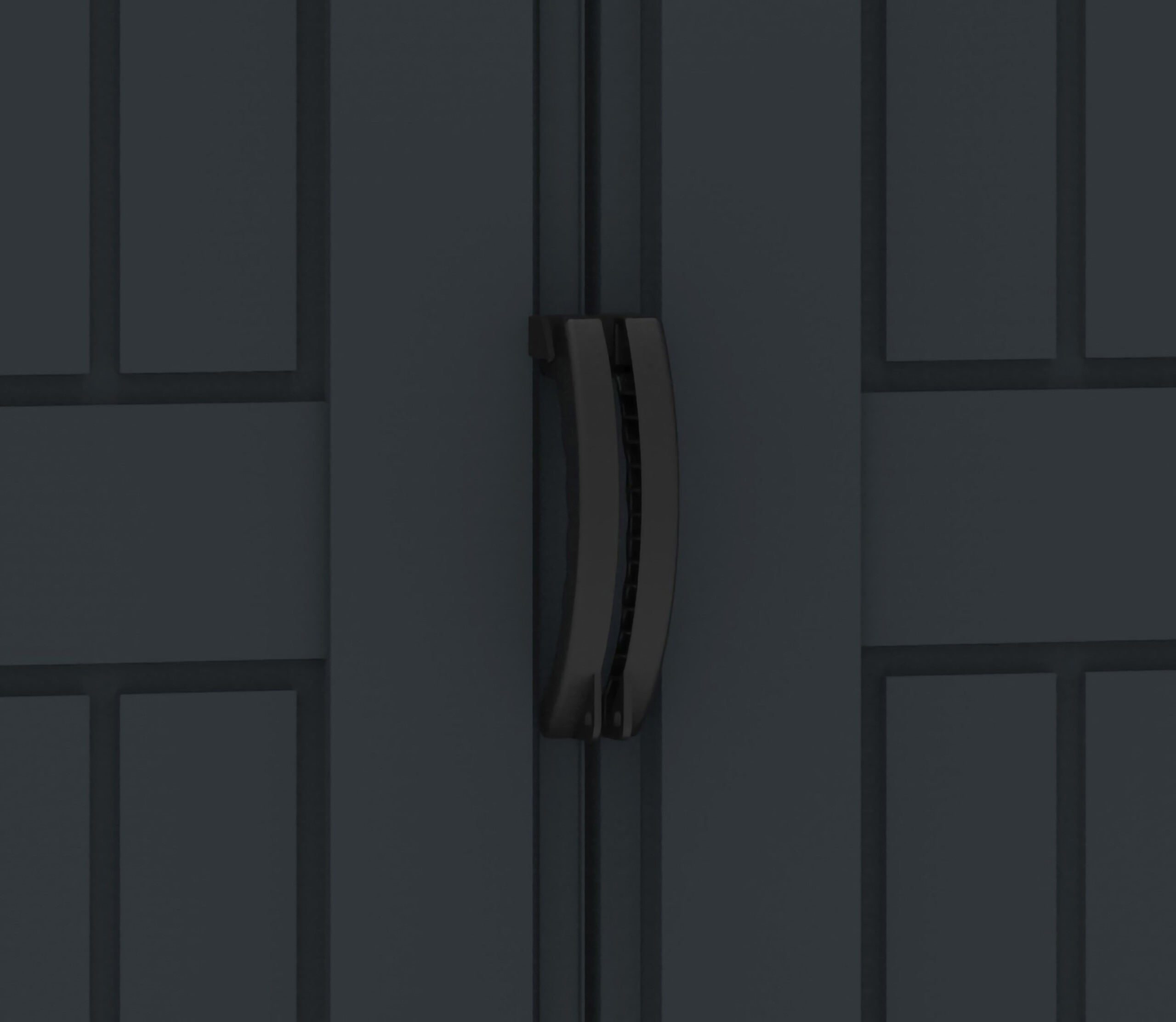 VCM Gerätehaus grau B/H/L: ca. 171x210x171 cm