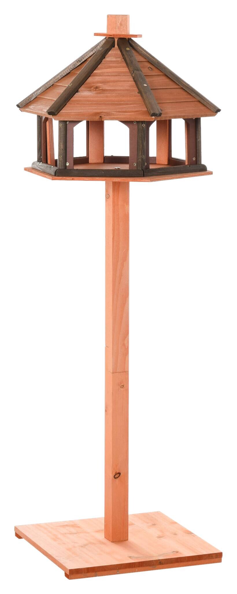 PawHut Vogelhaus natur Holz B/H/L: ca. 52x130x52 cm