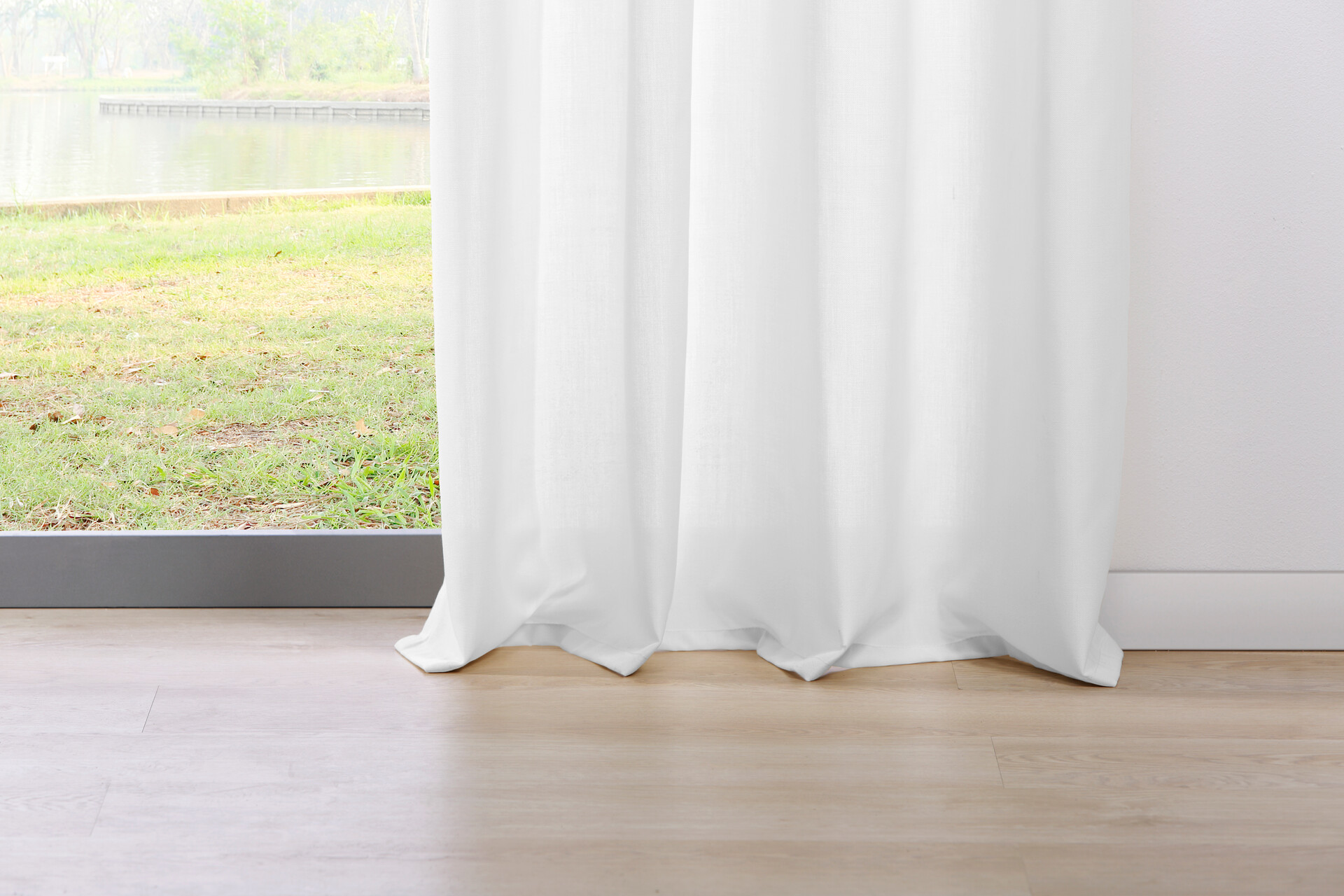 Ösenvorhang MOOD weiß B/L: ca. 135x245 cm