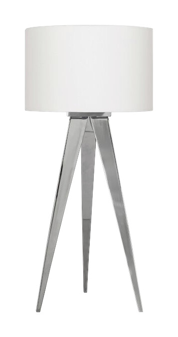 Näve Leuchten Hockerleuchte NV3134423 weiß Holz Stoff H/D: ca. 62x28 cm 1 Brennstellen