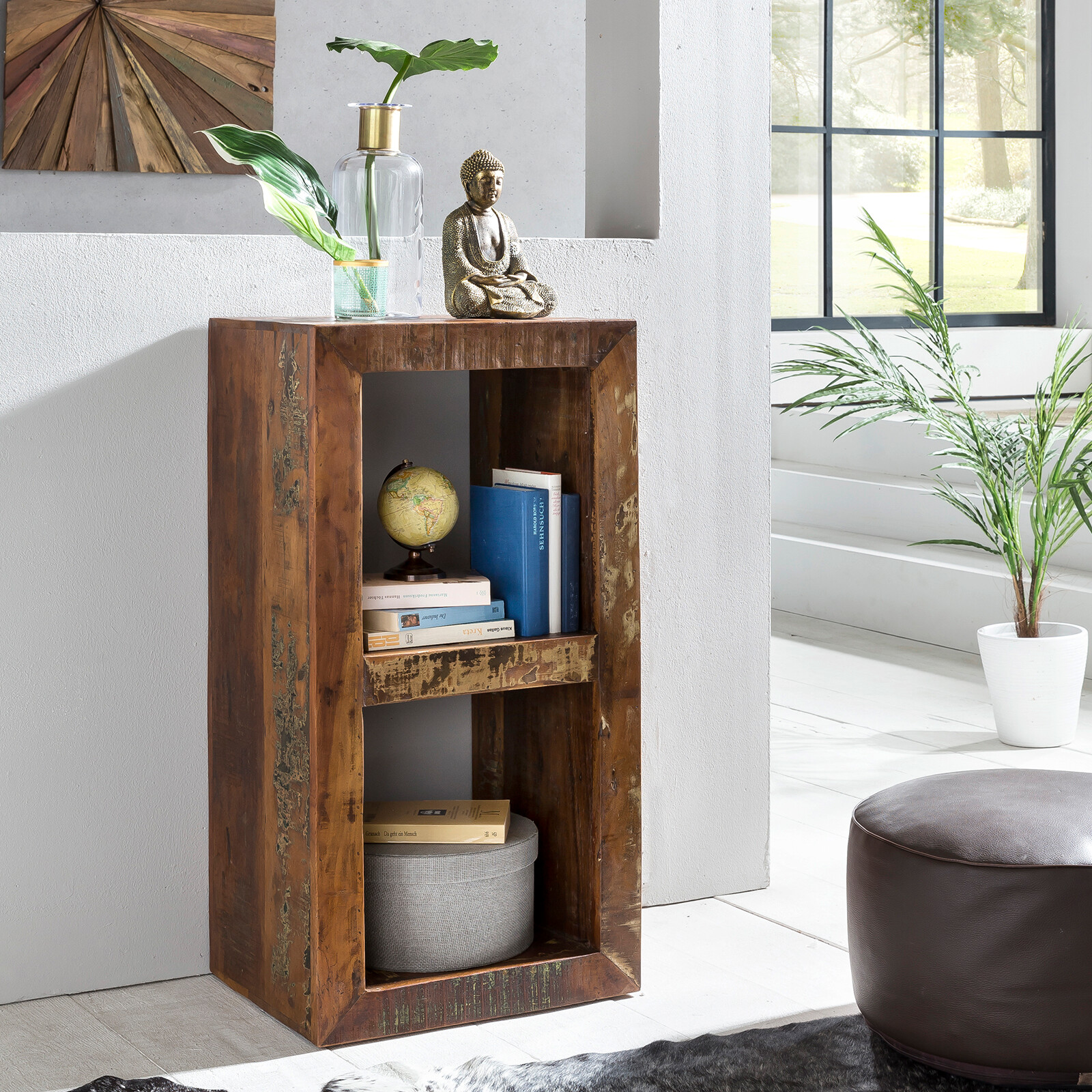 Standregal natur B/H/T: ca. 45x90x35 cm