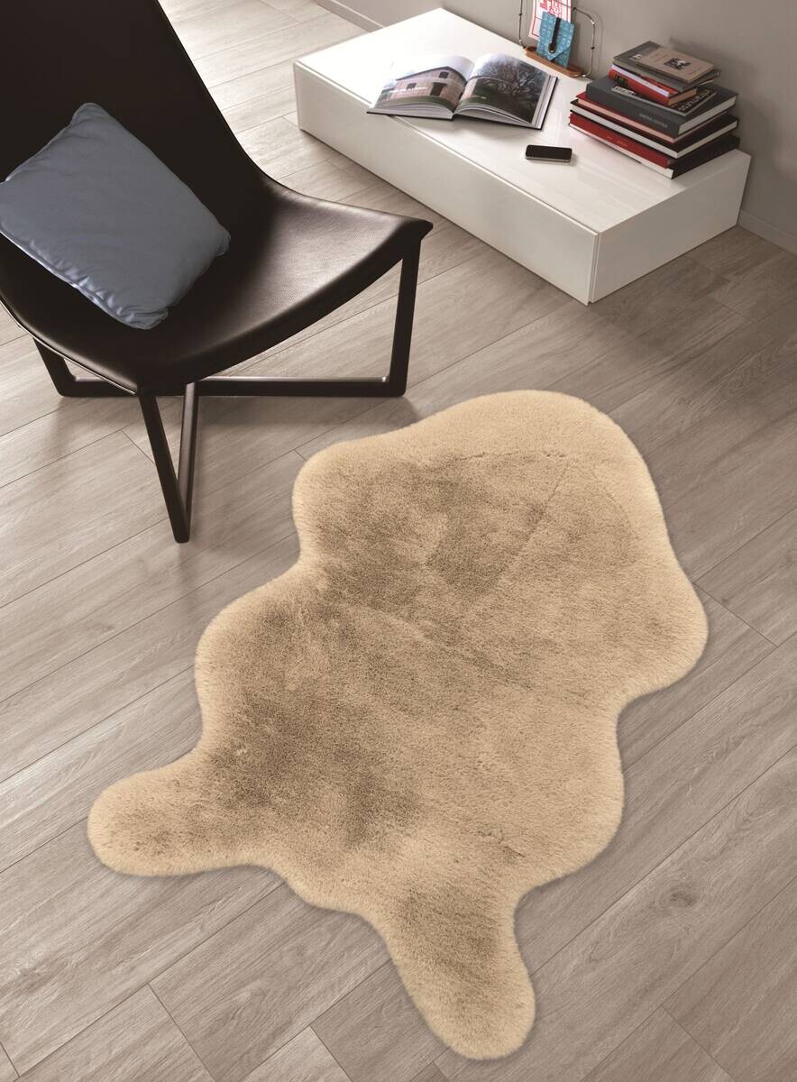 Fellimitat Mats sand B/L: ca. 60x90 cm