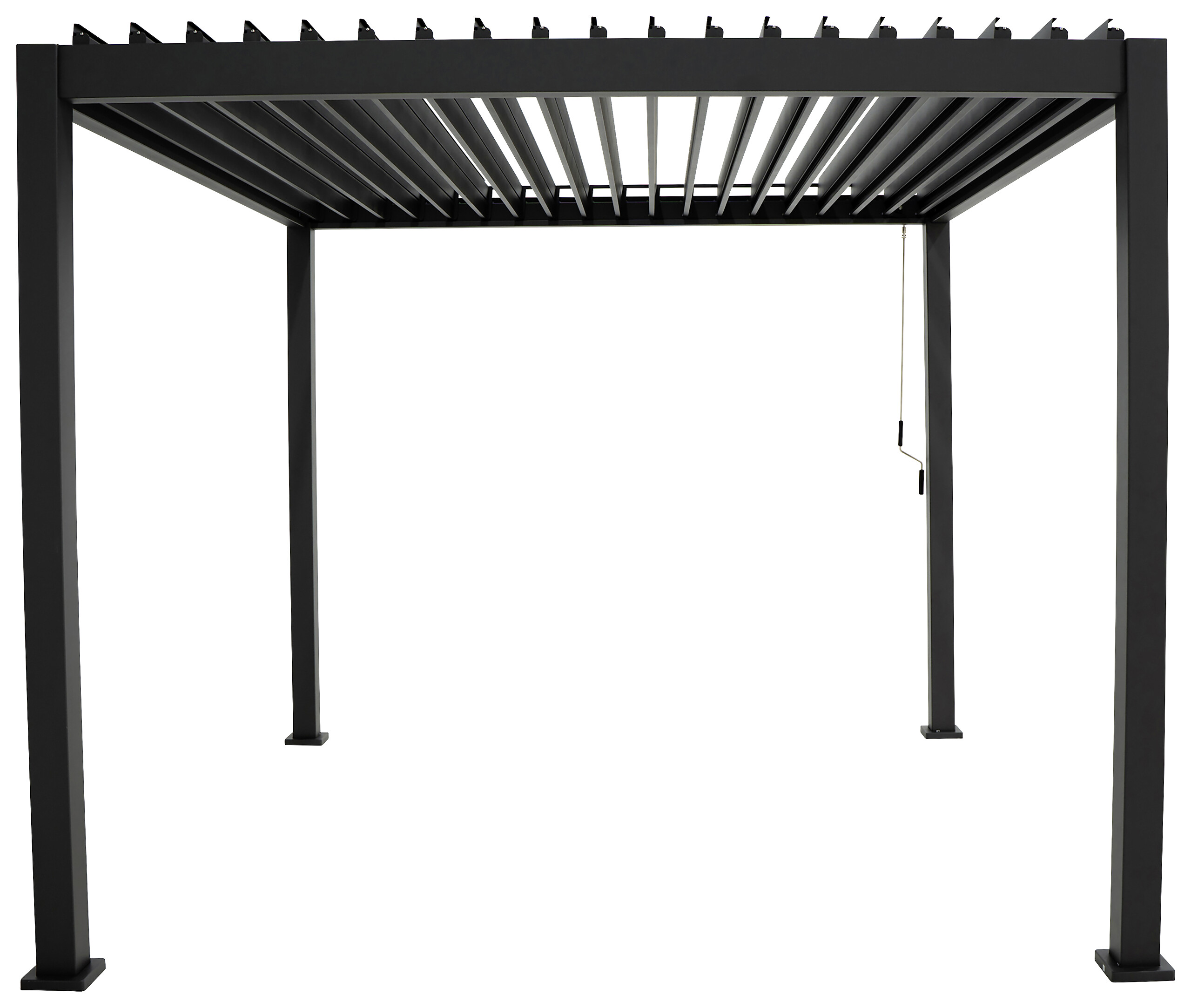 Mirador Pergola Deluxe anthrazit Aluminium B/H/L: ca. 300x250x300 cm