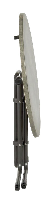 Acamp Gartentisch Piazza anthrazit Stahl H/D: ca. 72x80 cm