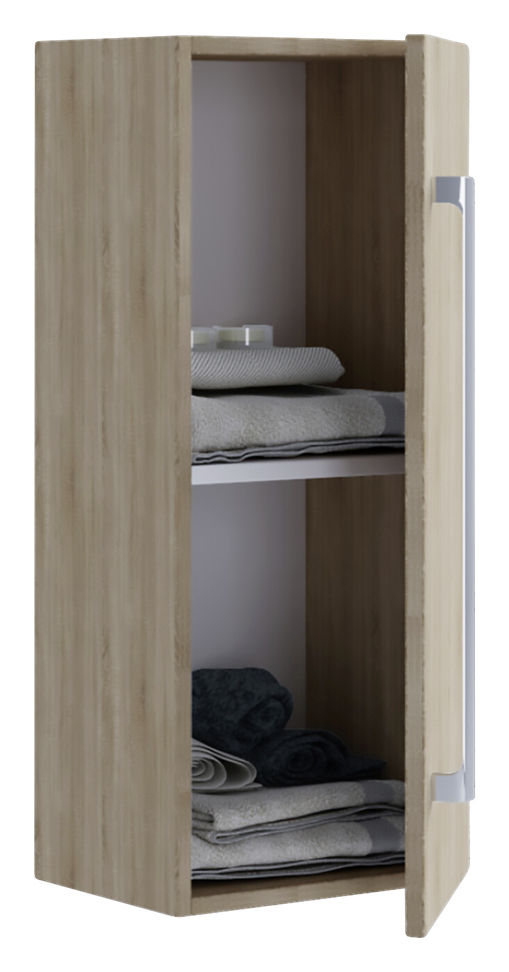 Midischrank Badinos Eiche Sonoma Nachbildung B/H/T: ca. 33x75x22 cm