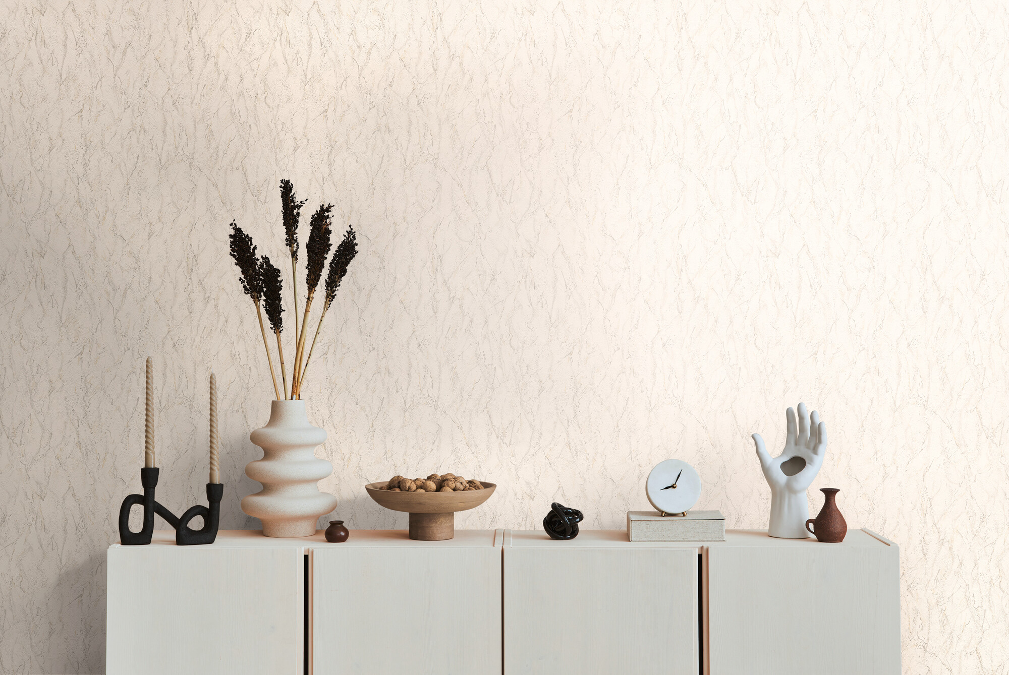 A.S.Creation Papiertapete weiß B/H/D: ca. 53x1005x6,4 cm