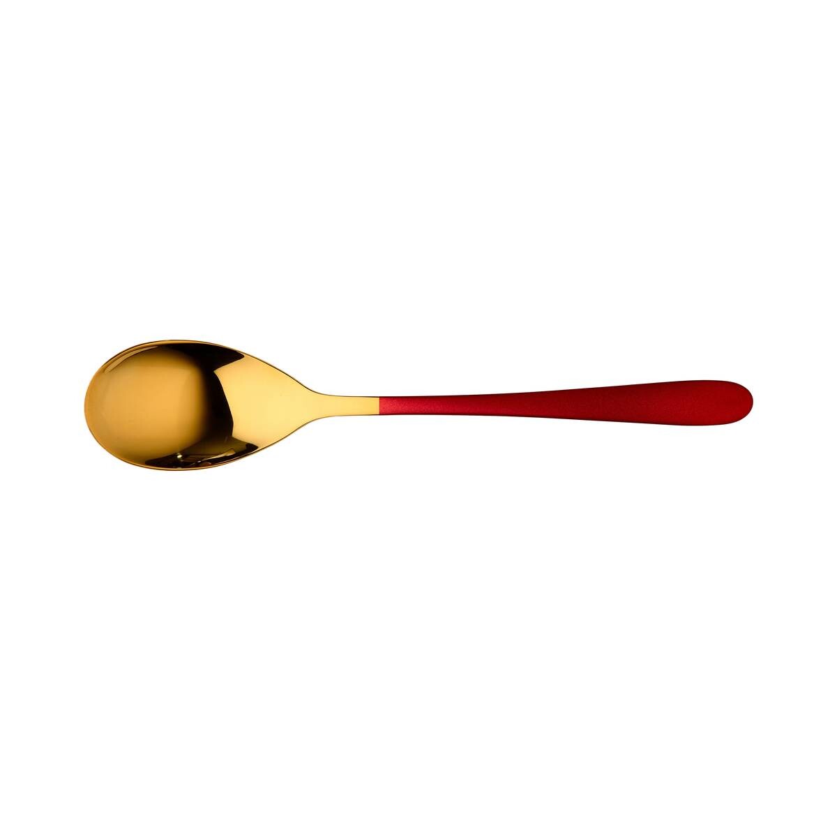 BERGNER Besteckset Lisboa red rot Edelstahl 16 tlg.