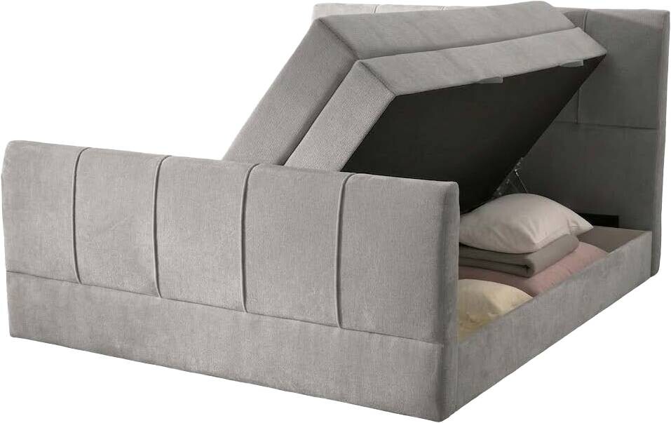 Boxspringbett Harmony hellgrau Liegefläche B/L: ca. 180x200 cm