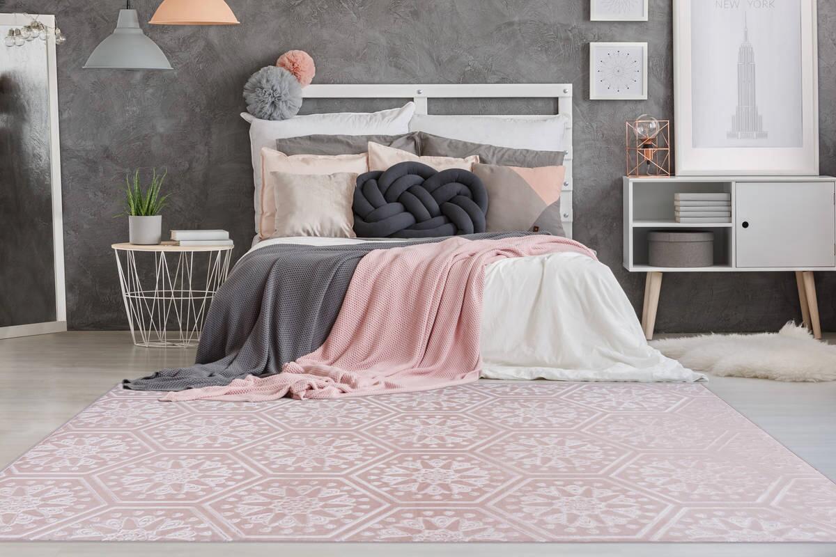 360Living Teppich Monroe rosa B/L: ca. 120x170 cm
