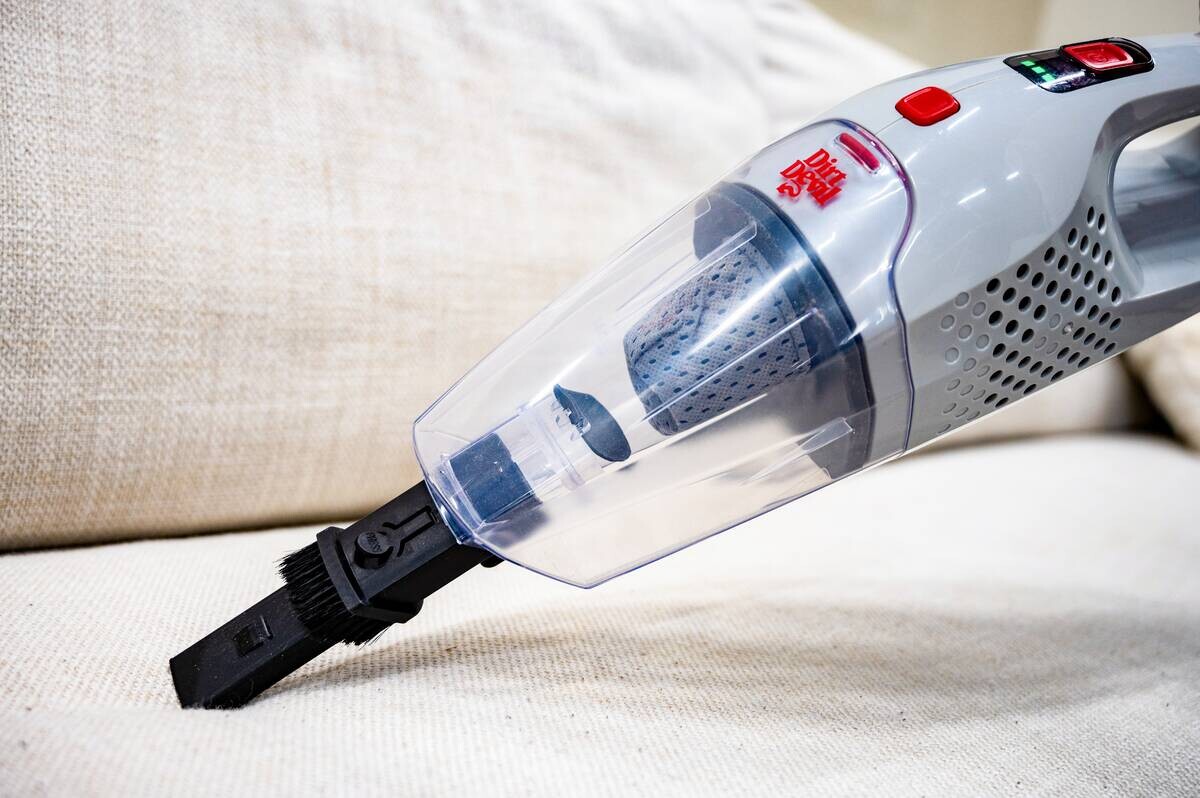 Dirt Devil Handstaubsauger grau Kunststoff B/H/L: ca. 28,5x110x17,8 cm