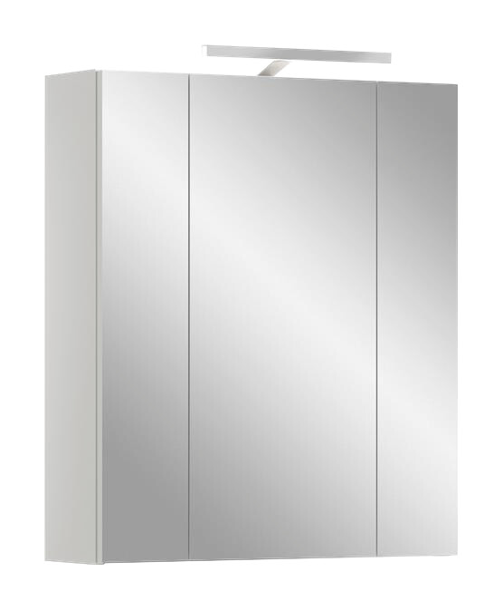 Spiegelschrank Ice weiß weiß Hochglanz B/H/T: ca. 60x55x46 cm Spiegelschrank Ice weiß weiß Hochglanz B/H/T: ca. 60x55x46 cm