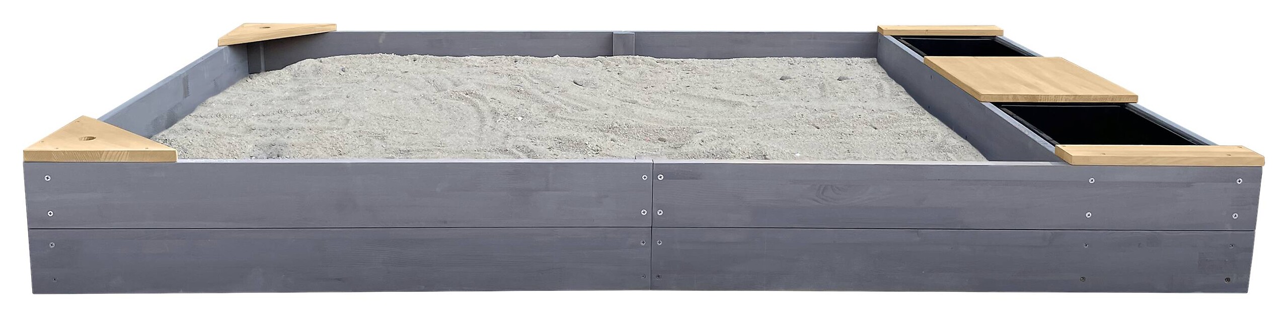 AXI Sandkasten Kelly grau B/H/T: ca. 115x21,8x180 cm