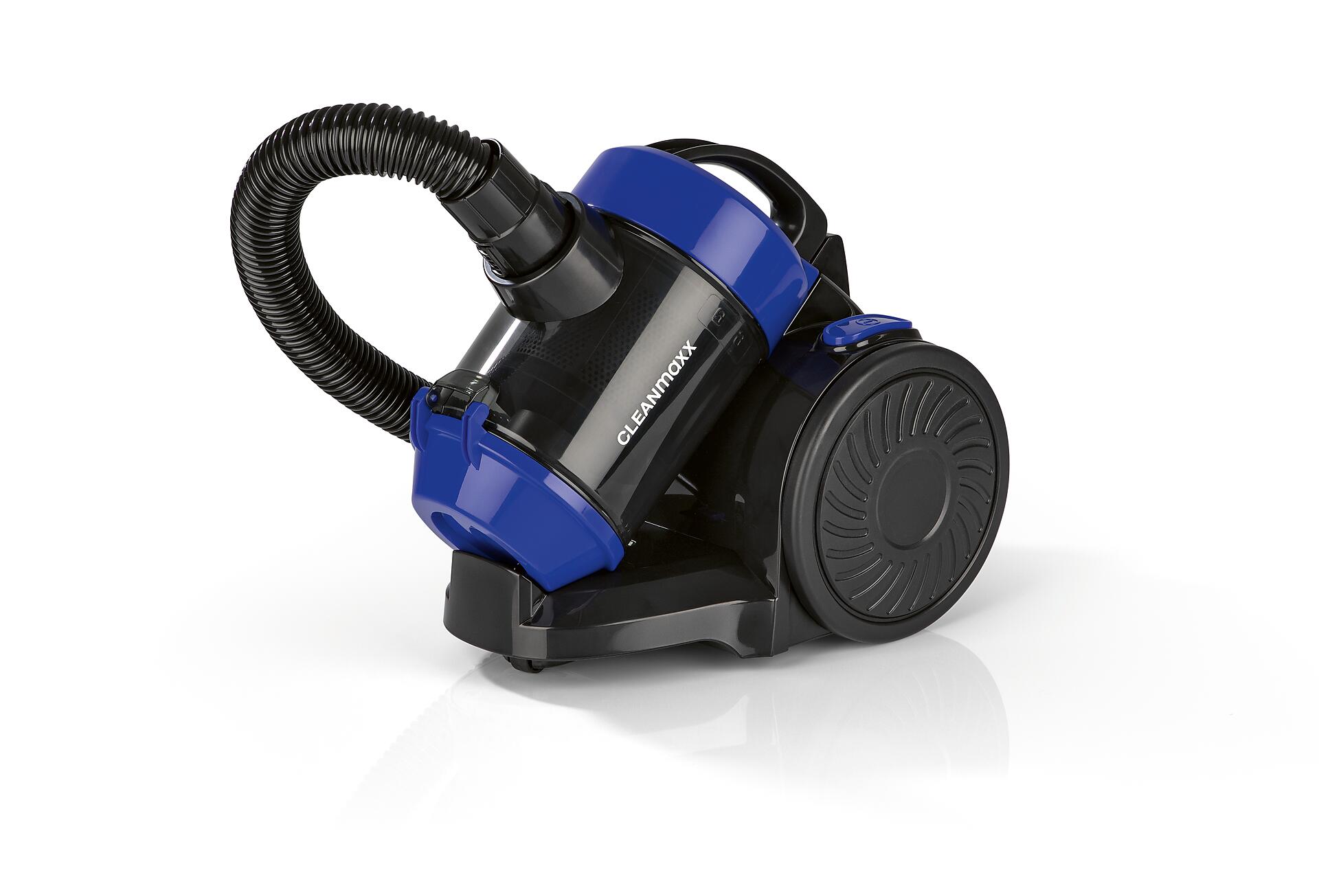 CLEANmaxx Staubsauger blau schwarz Metall Kunststoff B/H/L: ca. 35,5x23x27 cm