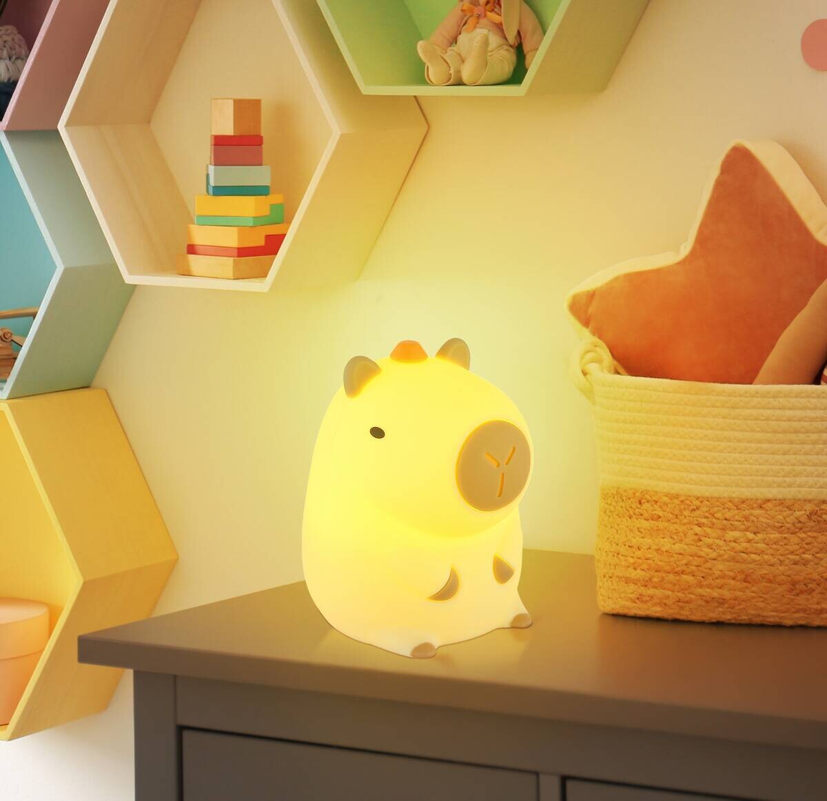 GLOBO LED-Dekoleuchte Kunststoff B/H/T: ca. 10,8x9,1x12,2 cm