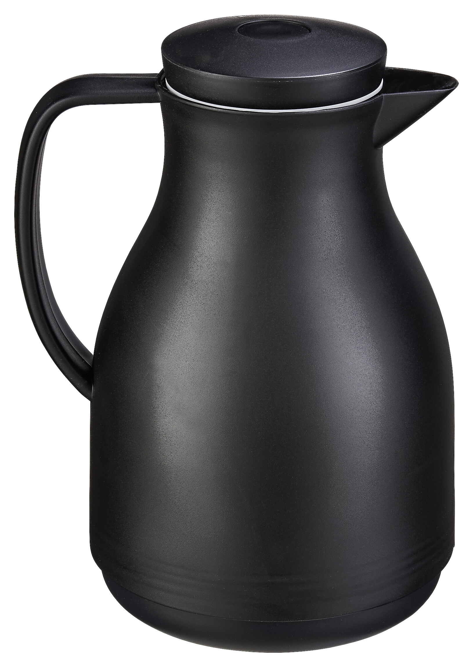 Isolierkanne schwarz Kunststoff