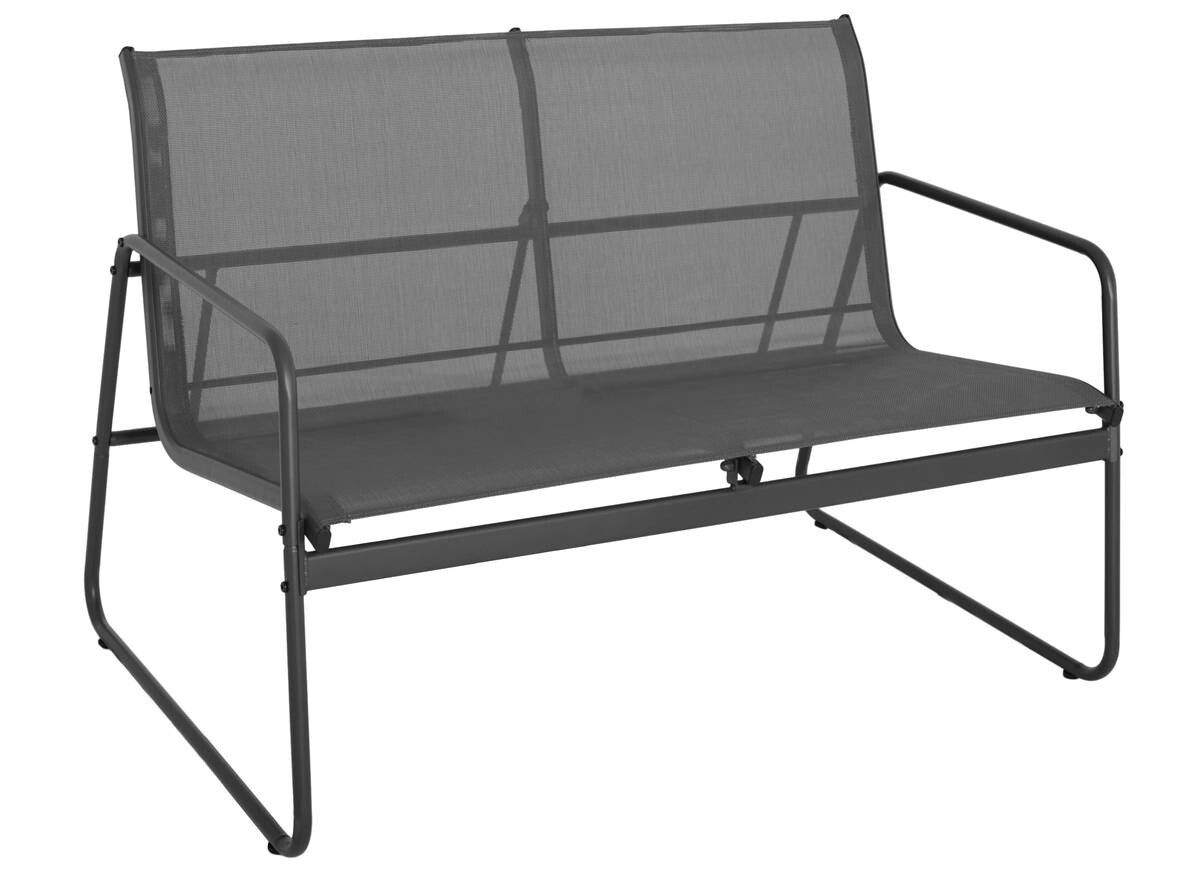 POCOline Gartensitzgruppe Malmö anthrazit Stahlrohr