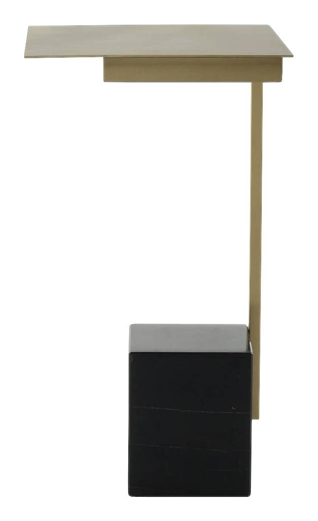 Beistelltisch Rocio 201 Marmor B/H/T: ca. 30x30x56 cm