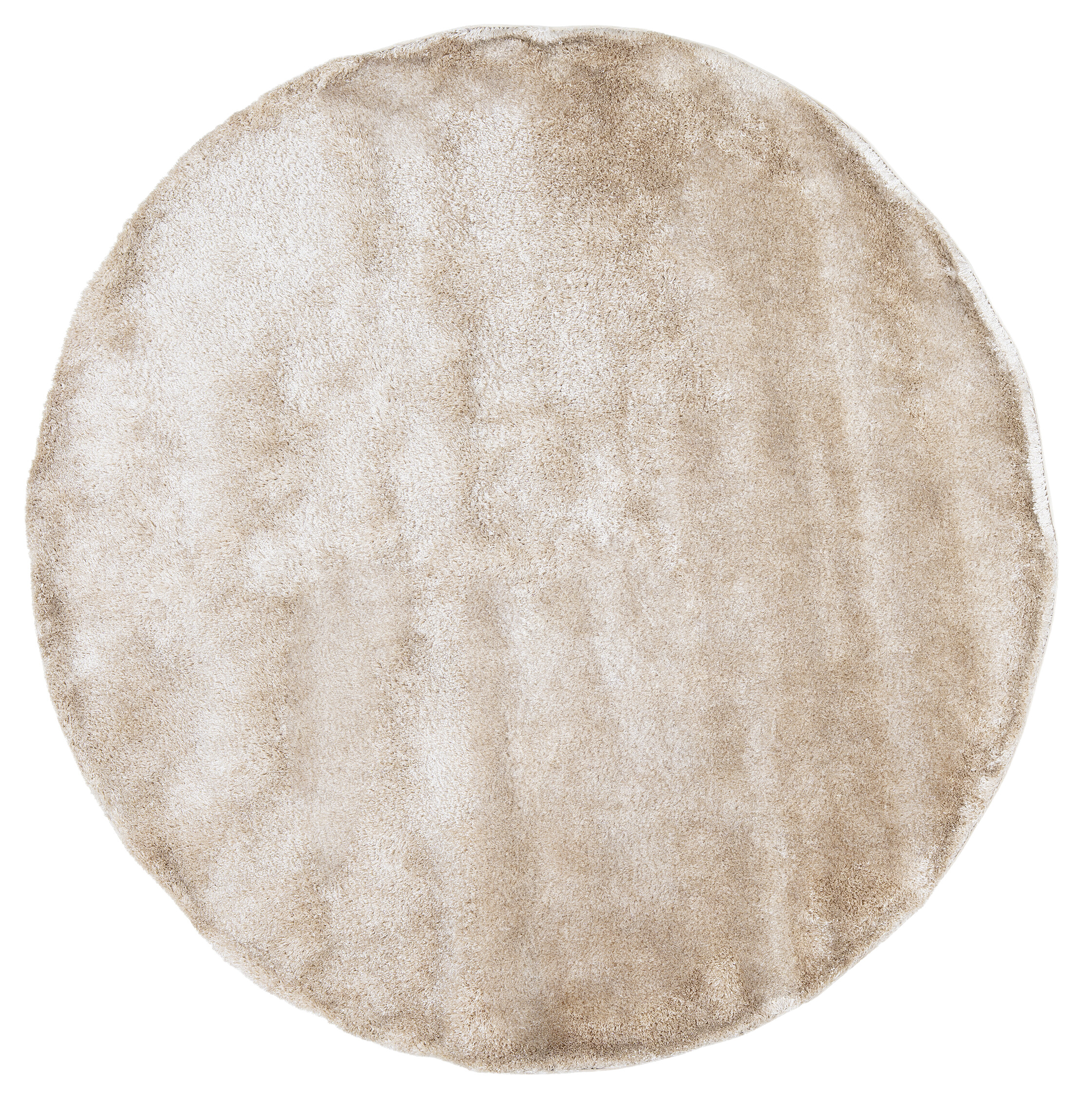 Arte Espina Hochflorteppich Soul 8120 Samt weiß B/L: ca. 200x200 cm