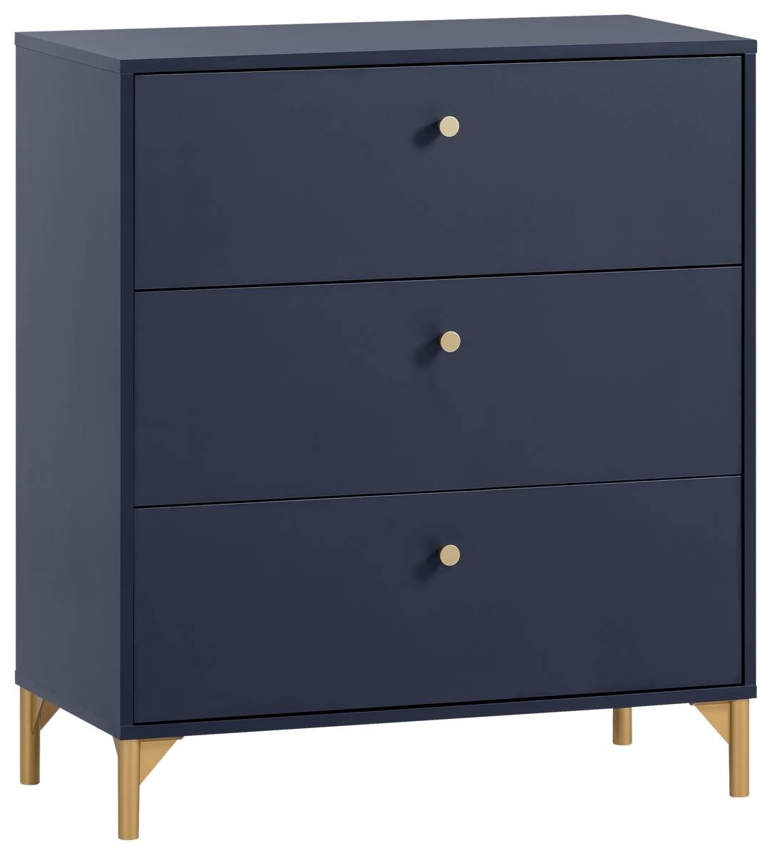 Kommode Alfa blau dunkel B/H/T: ca. 80,1x94,4x40 cm Kommode Alfa blau dunkel B/H/T: ca. 80,1x94,4x40 cm