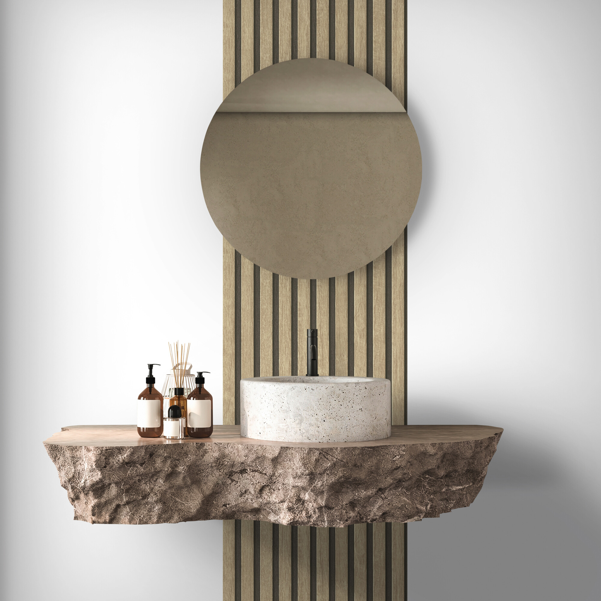 A.S.Creation Tapete beige braun schwarz B/H/D: ca. 52x250x7,5 cm