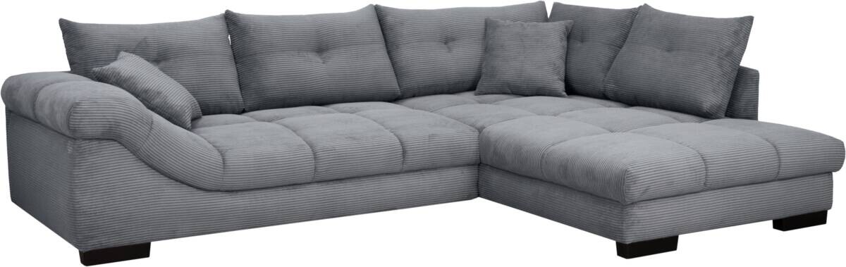 Ecksofa stone Microfaser B/H/T: ca. 318x92x227 cm