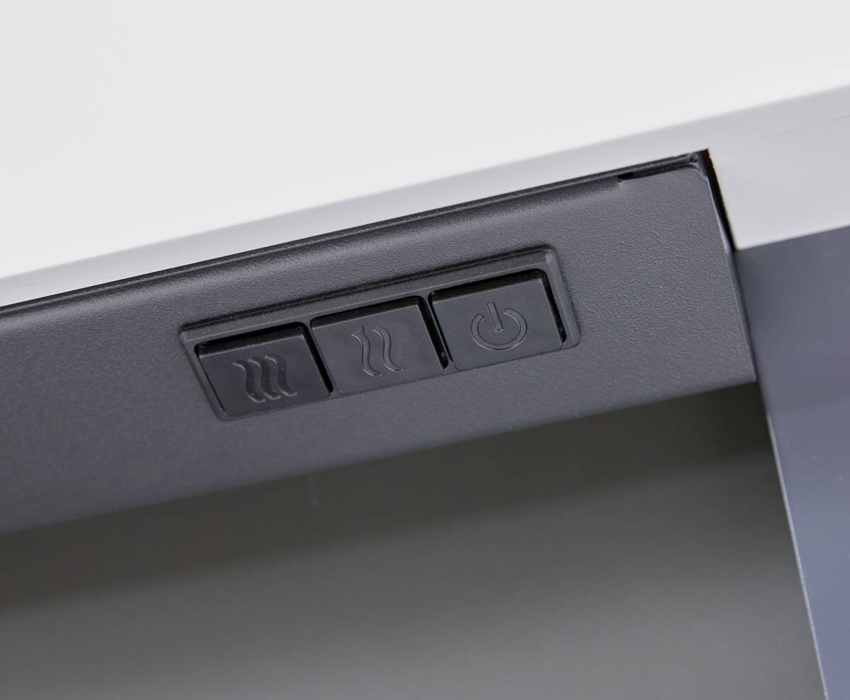 BHP Elektrischer-Kamin BG00678 weiß MDF Metall B/H/T: ca. 120x64x27 cm