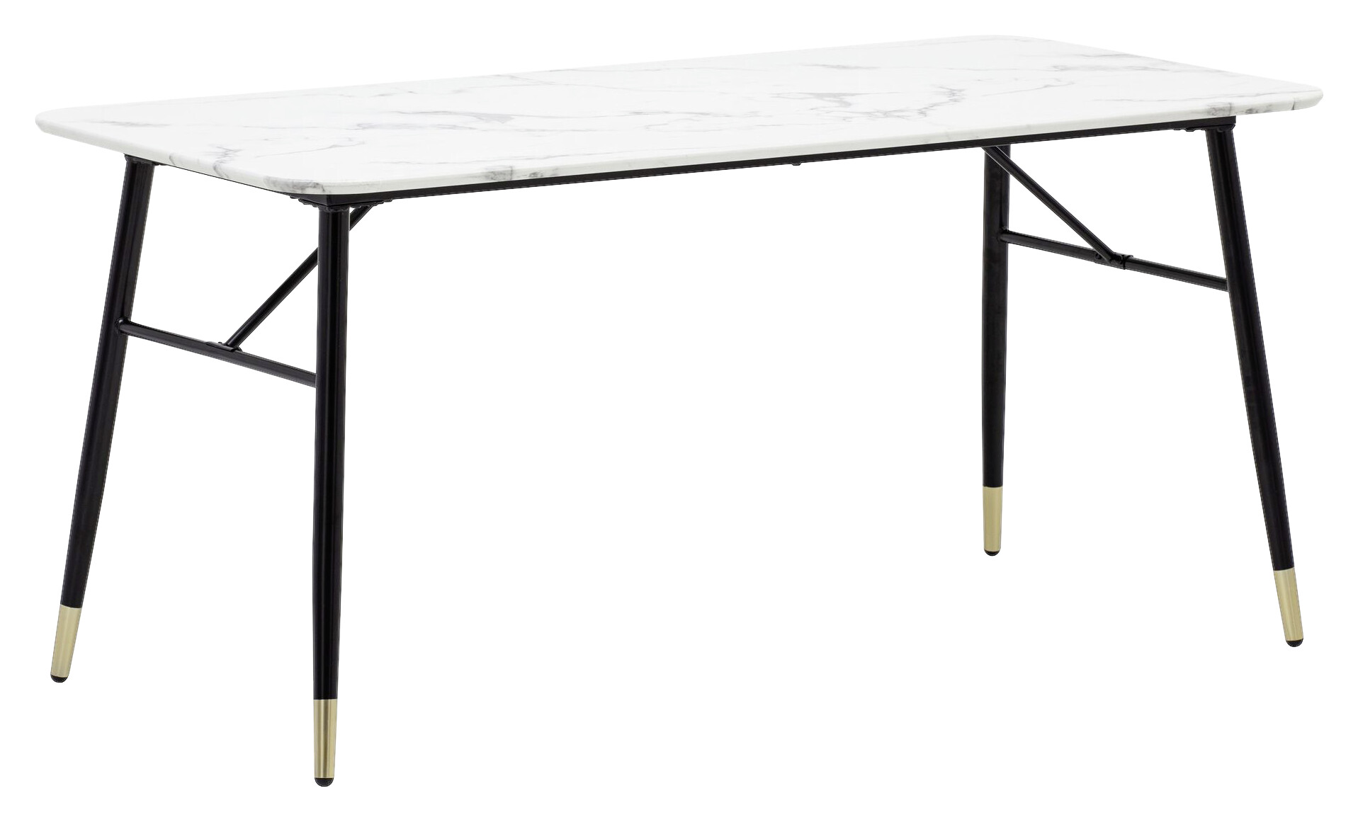 Esstisch weiß Marmor Optik B/H/T: ca. 180x76x90 cm