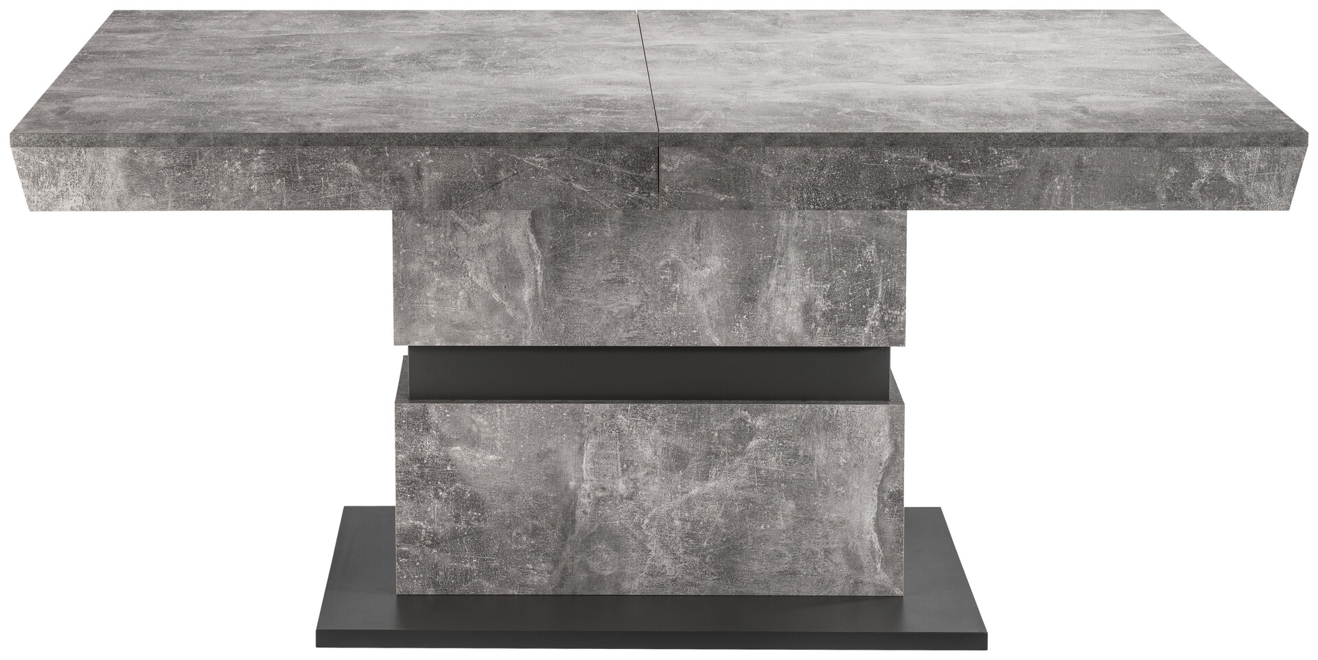 Tisch MATTHEW Beton Optik anthrazit B/H/T: ca. 140x75x90 cm
