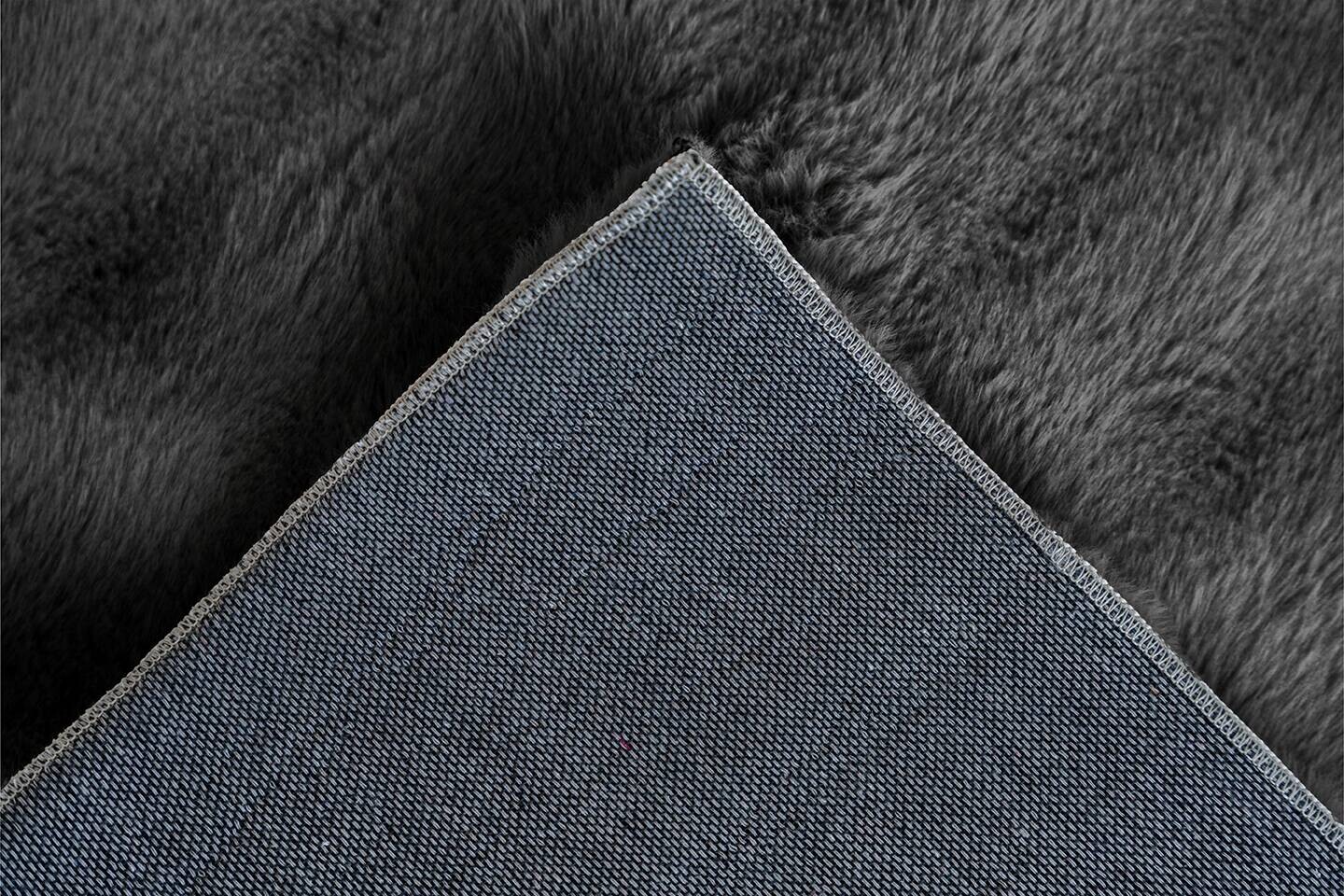 Padiro Hochflorteppich Hailey 125 schwarz B/H/L: ca. 80x3x150 cm