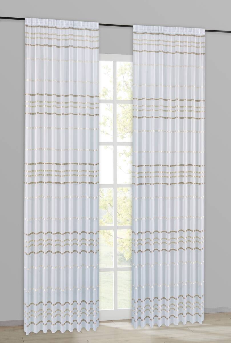 POCOline Fertigstore Bella champagner B/L: ca. 300x245 cm