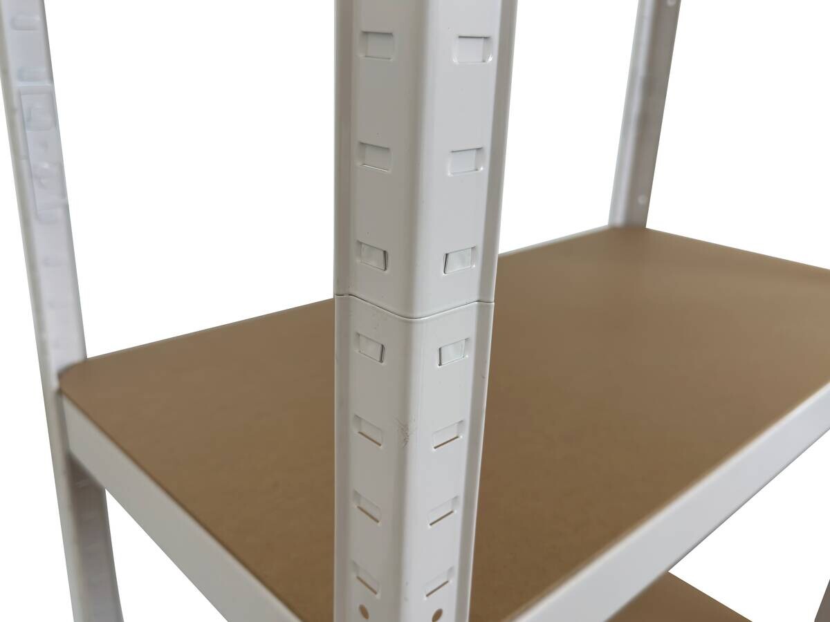 Schwerlaststeckregal 2er-Set weiß B/H/T: ca. 160x160x40 cm